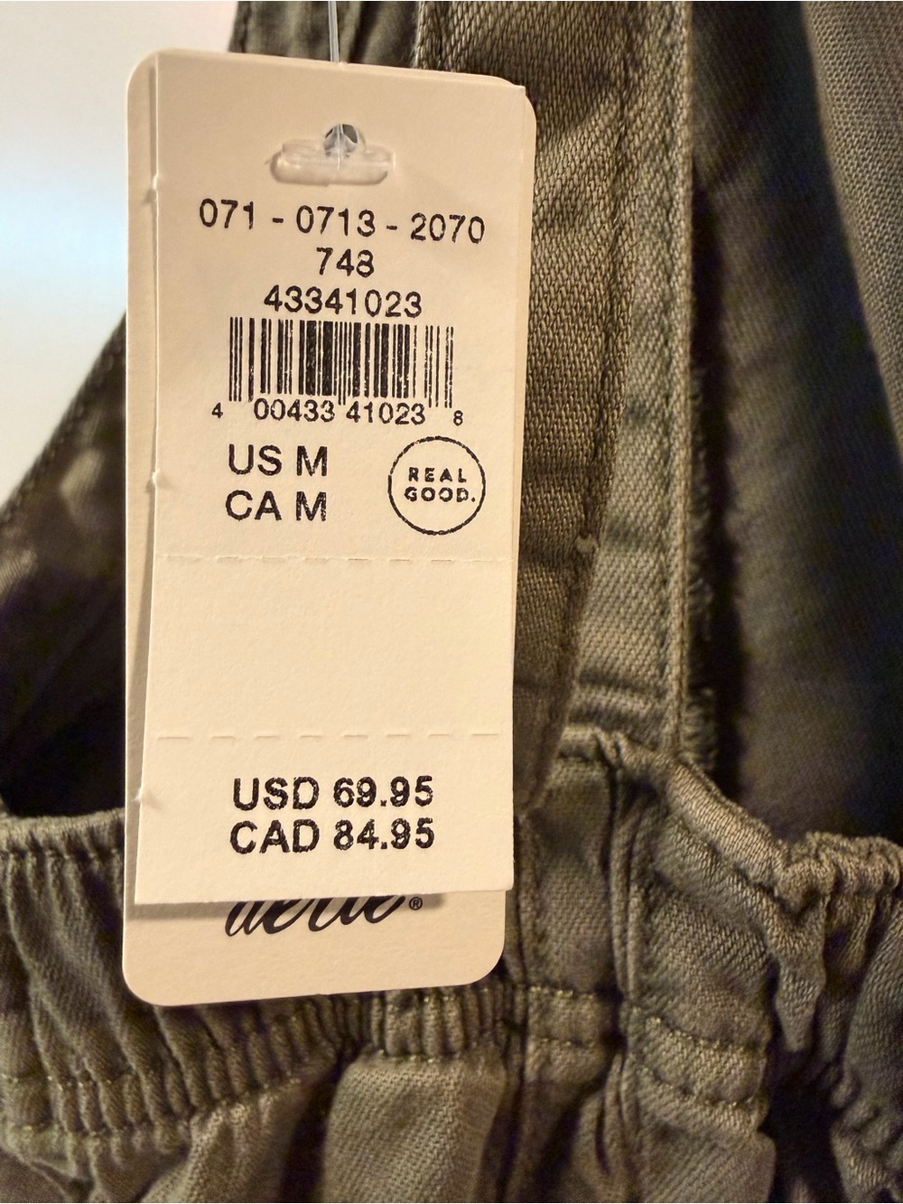 aerie Olive Green Jumpsuit - Picture 2 of 8